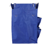 Maxbell Housekeeping Cart Trash Caddy Hotel Rooms Cleaning Tool,4/6 Pockets 4-Blue