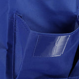 Maxbell Housekeeping Cart Trash Caddy Hotel Rooms Cleaning Tool,4/6 Pockets 4-Blue