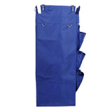Maxbell Housekeeping Cart Trash Caddy Hotel Rooms Cleaning Tool,4/6 Pockets 6-Blue