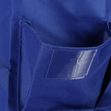 Maxbell Housekeeping Cart Trash Caddy Hotel Rooms Cleaning Tool,4/6 Pockets 6-Blue