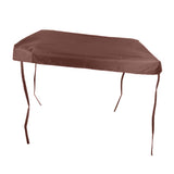 Maxbell Housekeeping Cart Bag Cover Janitorial Cart Cleaning Replacement Tool Brown