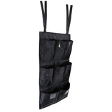 Maxbell 8-Pocket Cleaning Trolley Oxford Cloth Waterproof Trash Can Caddy Black