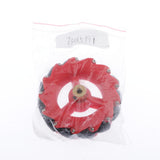 Maxbell 1 Piece Omnidirectional Wheel Car Mecanum Wheel with Coupling - Red 70mm