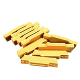 Maxbell 10pcs MGMN300-M Width Carbide Inserts for MGEHR/MGIVR Grooving Cut-Off Tool