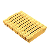 Maxbell 10pcs MGMN300-M Width Carbide Inserts for MGEHR/MGIVR Grooving Cut-Off Tool