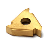 Maxbell 10Pcs/Set 16IR AG60 CNC Carbide Inserts Blades Lathe Thread Turning Tools