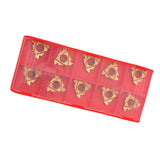 Maxbell 10Pcs/Set 16IR AG60 CNC Carbide Inserts Blades Lathe Thread Turning Tools