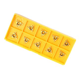 Maxbell 10pcs 1/4'' 11ER A60 Carbide Insert Blade for CNC Lathe Cutting Turning Tool