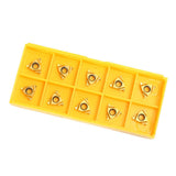 Maxbell 10pcs 1/4'' 11ER A60 Carbide Insert Blade for CNC Lathe Cutting Turning Tool