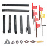 Maxbell 7 Set CNC Lathe Turning Tool Holder Boring Bar + Carbide Insert + Wrench Kit