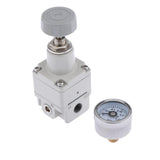 Max Precision Pneumatic Regulator Relief Valve with Pressure Gauge 0.01~0.2Mpa