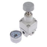 Max Precision Pneumatic Regulator Relief Valve with Pressure Gauge 0.01~0.2Mpa