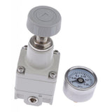 Max Precision Pneumatic Regulator Relief Valve with Pressure Gauge 0.01~0.2Mpa