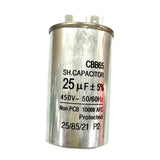 Max 1 Pc 450V25UF Motor Run Capacitor Home Air Conditioner Start Capacitor CBB65