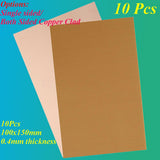 Max 10pcs Copper Clad Plate Laminate PCB Circuit Board 150x100mm Single Sided