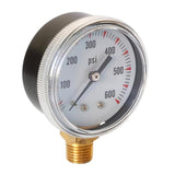 Max Metal Radial Pressure Gauge for Oil Air Water TS-Y50-600psi Male Thread