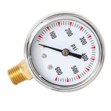 Max Metal Radial Pressure Gauge for Oil Air Water TS-Y50-600psi Male Thread