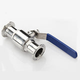 Max Multi-use 304 Stainless Steel Sanitary Ball Valve Tri Clamp 25mm