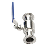 Max Multi-use 304 Stainless Steel Sanitary Ball Valve Tri Clamp 38mm