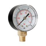 Max Radial Pressure Gauge for Oil Air Water TS-Y504-15psi 1/4BSPT