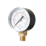 Max Radial Pressure Gauge for Oil Air Water TS-Y504-15psi 1/4BSPT