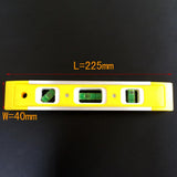 Maxbell Magnetic Level Ruler Angle Gauge Finder 225MM Tool W0332B 225MM