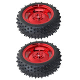 Max Red 85MM Rubber Car Wheel Tire Intelligent Tracking Car Robot Accessories