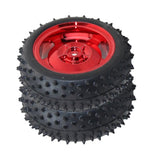 Max Red 85MM Rubber Car Wheel Tire Intelligent Tracking Car Robot Accessories