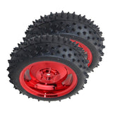 Max Red 85MM Rubber Car Wheel Tire Intelligent Tracking Car Robot Accessories