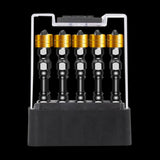Max 10pcs Double Screwdriver w/ Magnet Ring Hex Shank Electric Screwdriver Bit C
