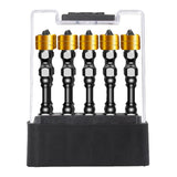 Max 10pcs Double Screwdriver w/ Magnet Ring Hex Shank Electric Screwdriver Bit C
