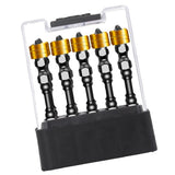 Max 10pcs Double Screwdriver w/ Magnet Ring Hex Shank Electric Screwdriver Bit C