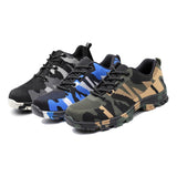 Max Men Work Safety Shoes Lightweight Breathable and Deodorant Sneakers Green-46