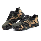 Max Men Work Safety Shoes Lightweight Breathable and Deodorant Sneakers Green-46