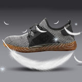 Max Mens Steel Toe Safety Shoes Work Boots Sports Hiking Shoes Gray 13