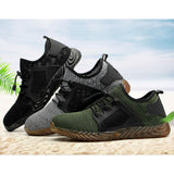 Max Mens Steel Toe Safety Shoes Work Boots Sports Hiking Shoes Gray 13