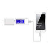 Maxbell LCD USB Detector Voltmeter Ammeter Power Capacity Test Instrument White
