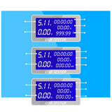 Maxbell LCD USB Detector Voltmeter Ammeter Power Capacity Test Instrument White