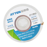 Max 1 Roll BGA Suction Desoldering Tin Wire Copper Wick Spool Wire 0815-white