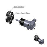 Max 1.5 inch 38mm Omni Wheels Robotic Omni-Directional Wheel for Robot Car