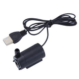 Max USB DC Micro Water Pump 3/5/6V for Fish-Tank Hydroponics Fountains Ponds