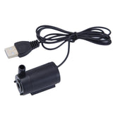 Max USB DC Micro Water Pump 3/5/6V for Fish-Tank Hydroponics Fountains Ponds