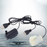 Max USB DC Micro Water Pump 3/5/6V for Fish-Tank Hydroponics Fountains Ponds