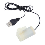 Max USB Micro Submersible Pump 3/5/6V Vertical for Hydroponics Fountains Ponds