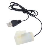 Max USB Micro Submersible Pump 3/5/6V Vertical for Hydroponics Fountains Ponds