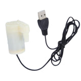 Max USB Micro Submersible Pump 3/5/6V Vertical for Hydroponics Fountains Ponds