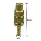Max Brass Garden Grass Lawn Spray Nozzle Irrigation Sprinkler  6mm