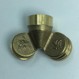 Max 1/4'' Brass Heavy Duty Water Fountain Nozzle Industrial Irrigation Pond Head