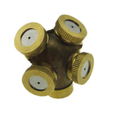 Max DN8 Brass 12.5mm Heavy Water Fountain Four Nozzle Agriculture Spray Head