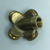 Max DN8 Brass 12.5mm Heavy Water Fountain Four Nozzle Agriculture Spray Head